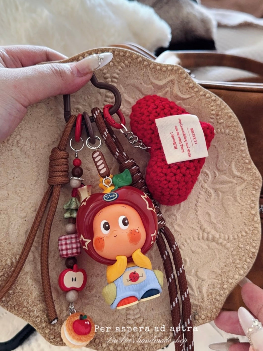 DIY Bag Charm With Adorable Cartoon Character Bag Accessories —Bag Charms & Keychain Accessory