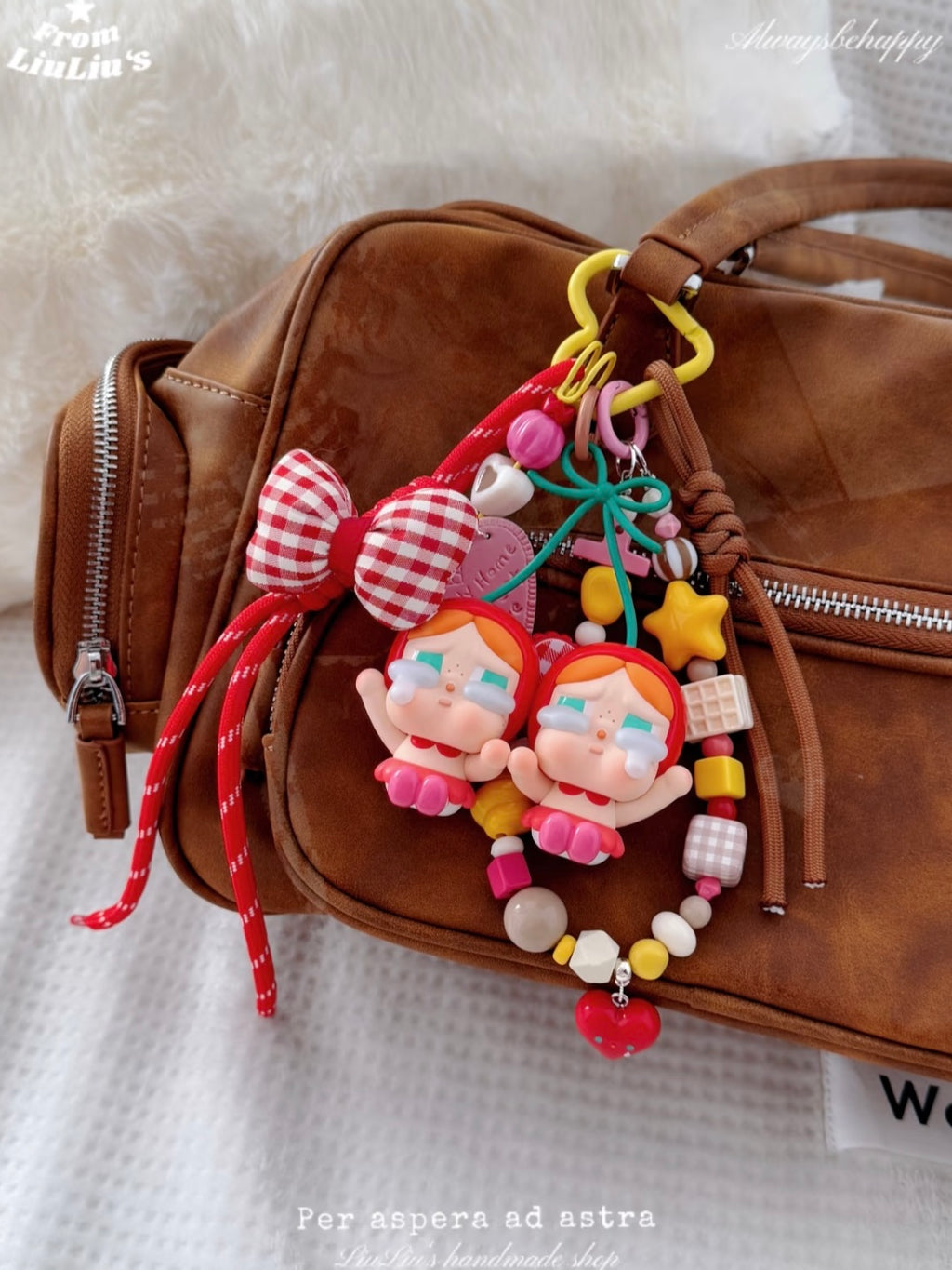DIY Bag Charm – Handmade Cute bag charms Keychain Accessory