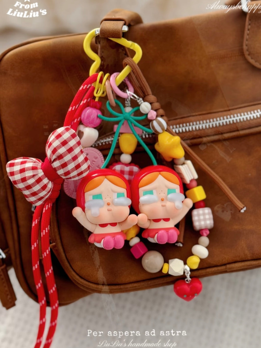 DIY Bag Charm – Handmade Cute bag charms Keychain Accessory