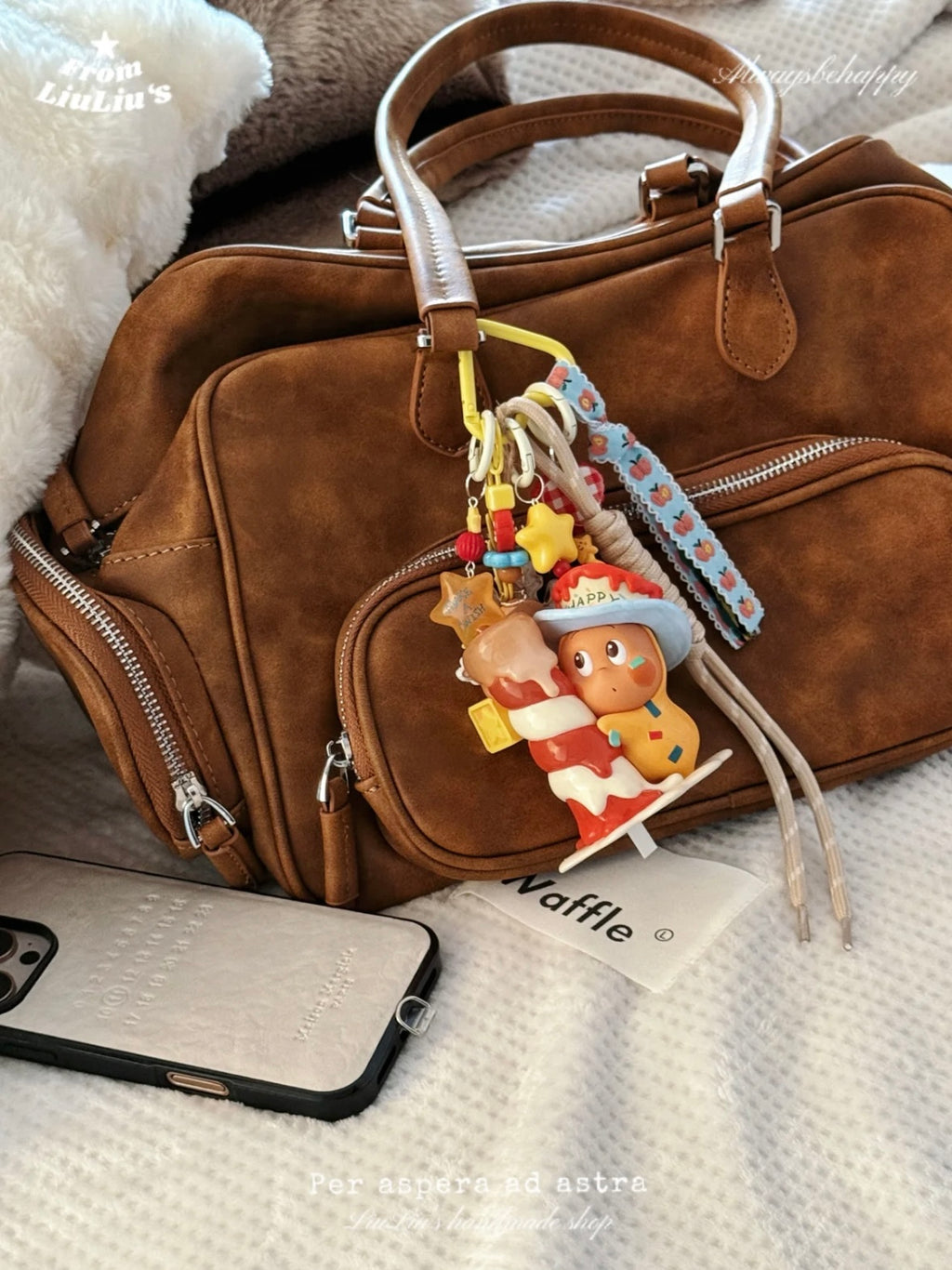 DIY Bag Charm  – Handmade Kawaii Doll Bag Charms Keychain Accessory