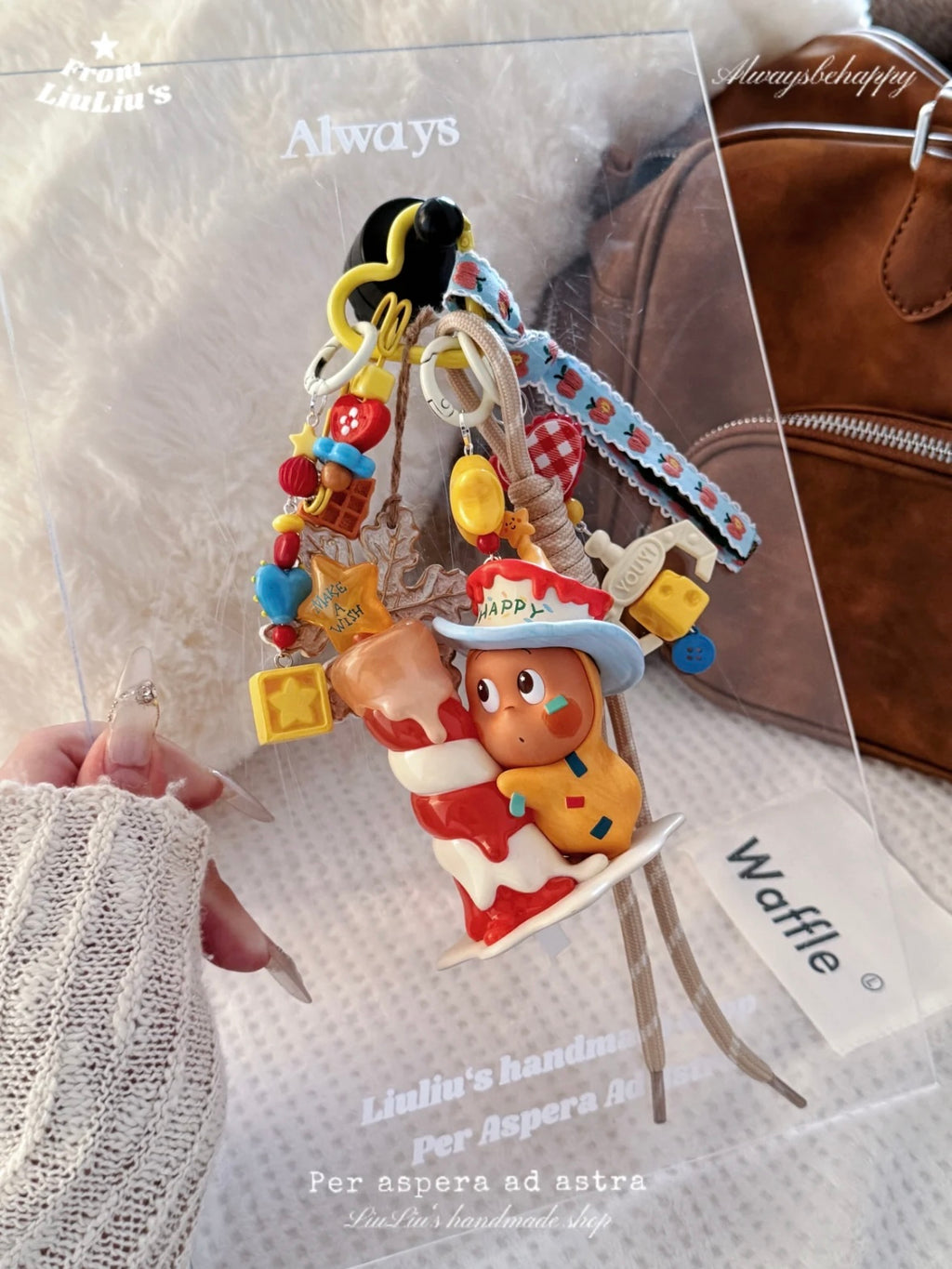 DIY Bag Charm  – Handmade Kawaii Doll Bag Charms Keychain Accessory