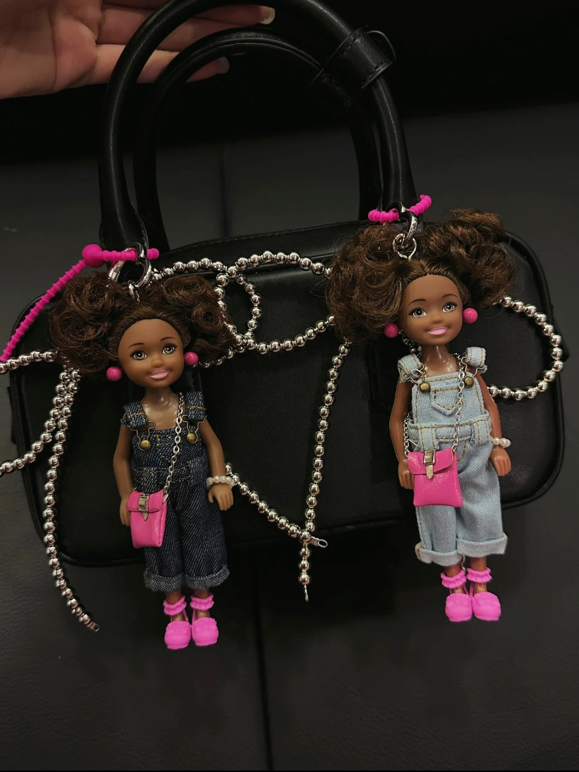 Handmade Barbie Bag charm  – Cute Unique Barbie Decorative bag charm