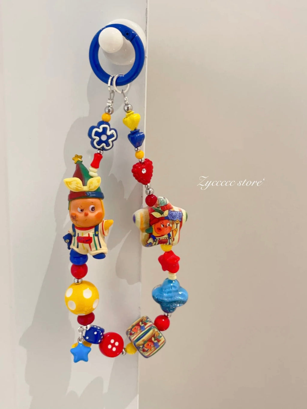 Handmade Kawaii Phone Charm – StarMan in blue vibe