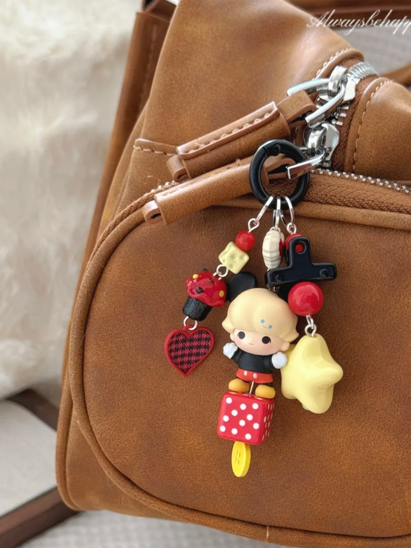 Handmade Custom Beaded Phone Charms - Trendy Toys, Blind Box Toys, Modified Dolls, Phone Chains