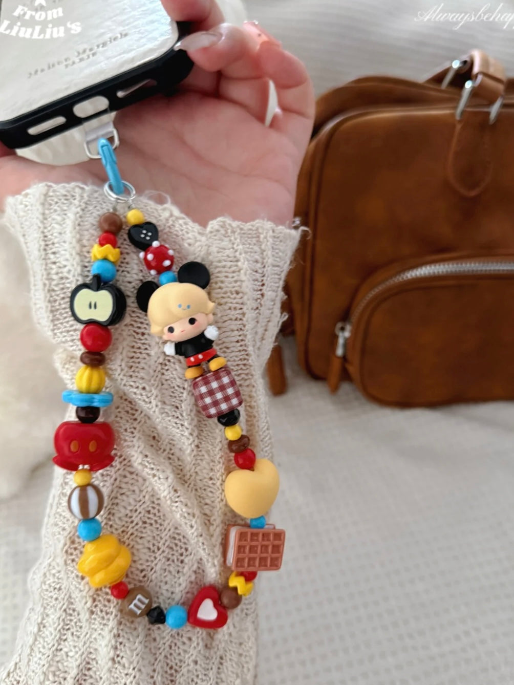 Handmade Custom Beaded Phone Charms - Trendy Toy Blind Box IP-Inspired Phone Straps