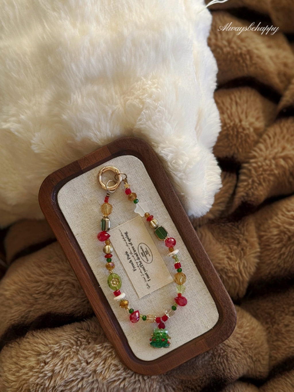 Limited Edition Christmas Collection Phone Chains Now Available—Handcrafted Christmas Gift Phone Bead Chains